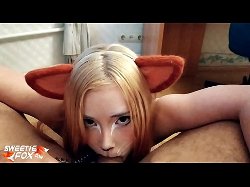 ❤️ კიცუნემ დიკს გადაყლაპა და პირში დაასრულა ❤ დაბურული ჩვენთან ❌️